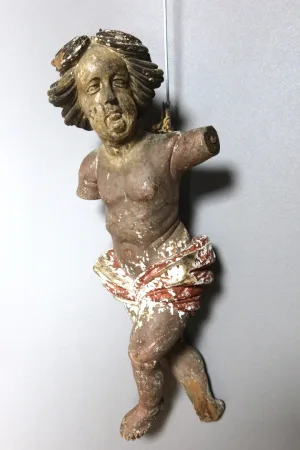 Sculpture " angelot " XVIIIème siècle