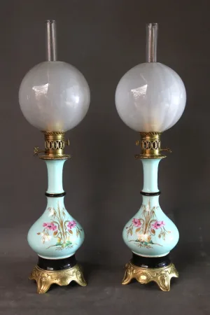 Paire de lampes XIX