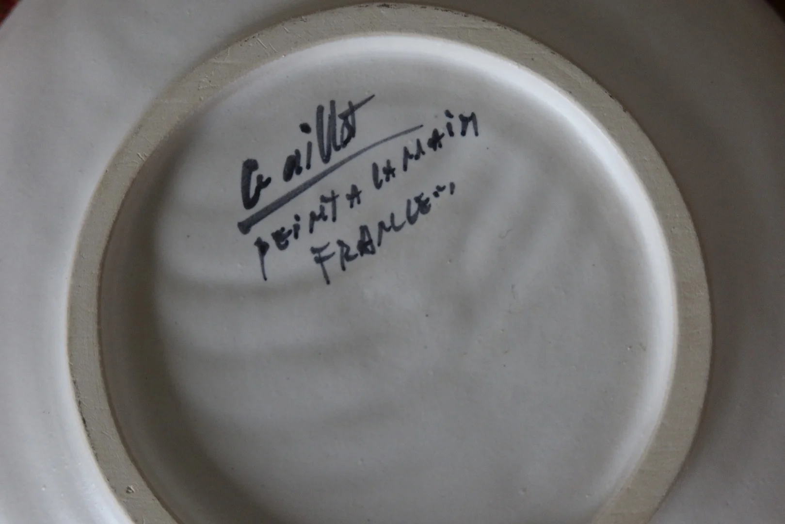 FAIENCE SERVICE 署名 GUILLOT、ヴァロリス