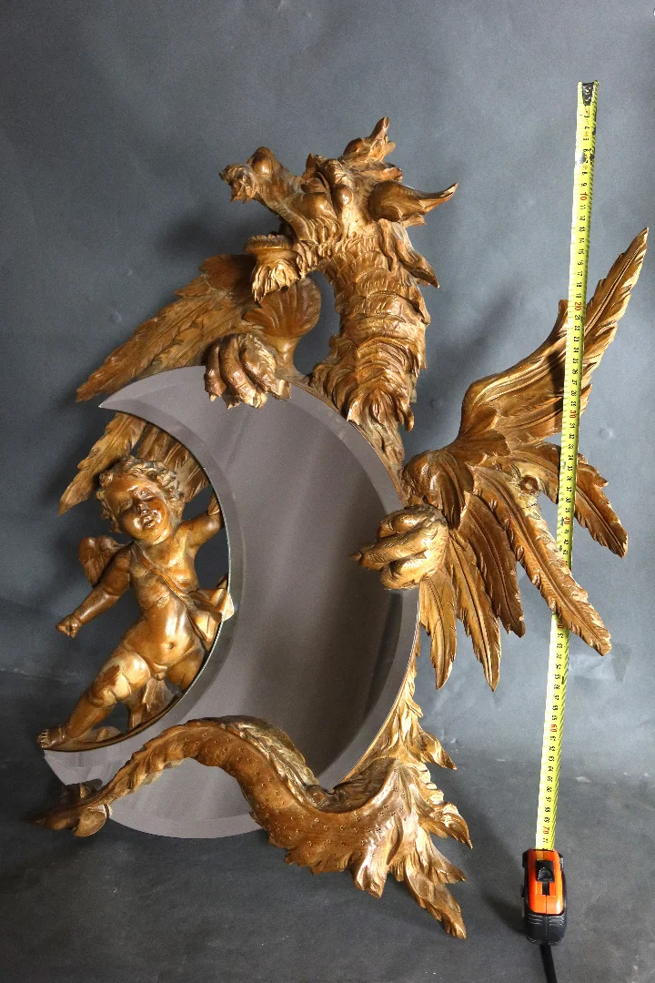 Miroir à l'angelot et à la chimère