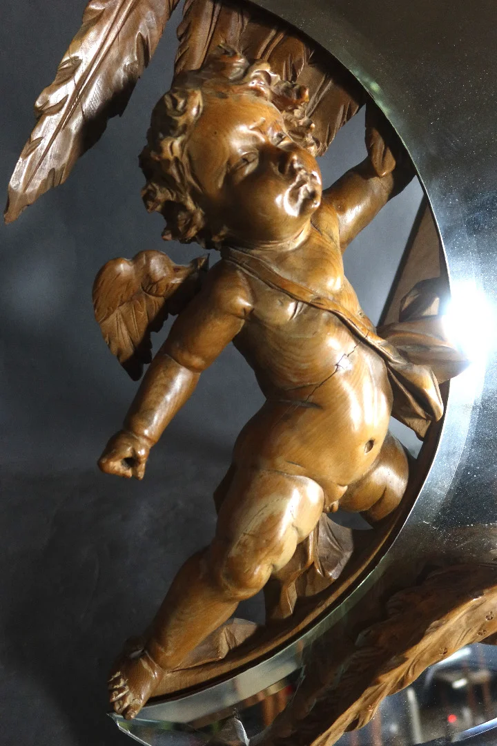 Miroir à l'angelot et à la chimère