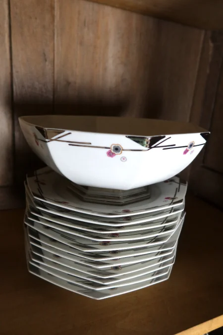 Service de table en porcelaine époque Art Déco