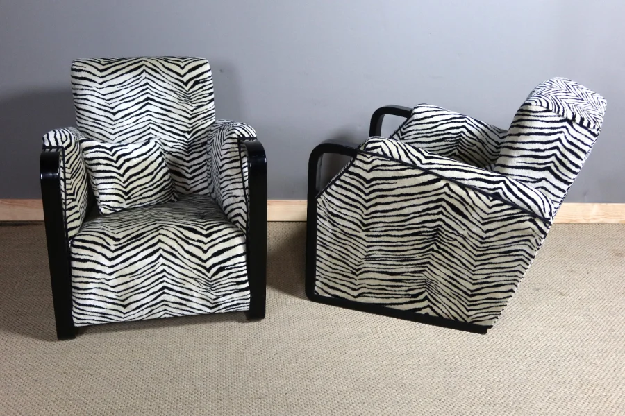 Paire de fauteuils art déco