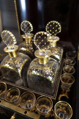 DECANTER BOX signed TAHAN PARIS