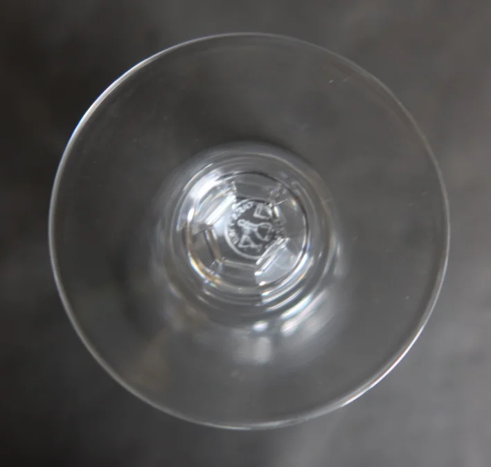 Verres en cristal de Baccarat modèle Polignac