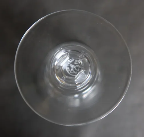 Verres en cristal de Baccarat modèle Polignac