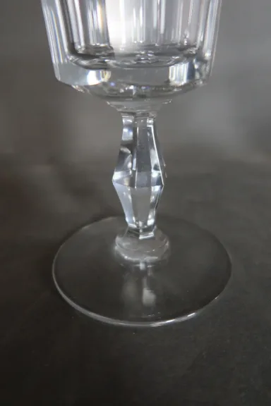 Verres en cristal de Baccarat modèle Polignac