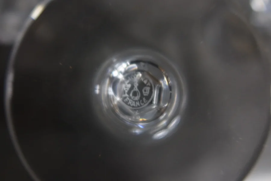 Verres en cristal de Baccarat 22 pièces