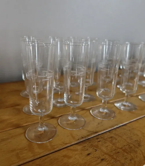 Service de verres style Art Déco