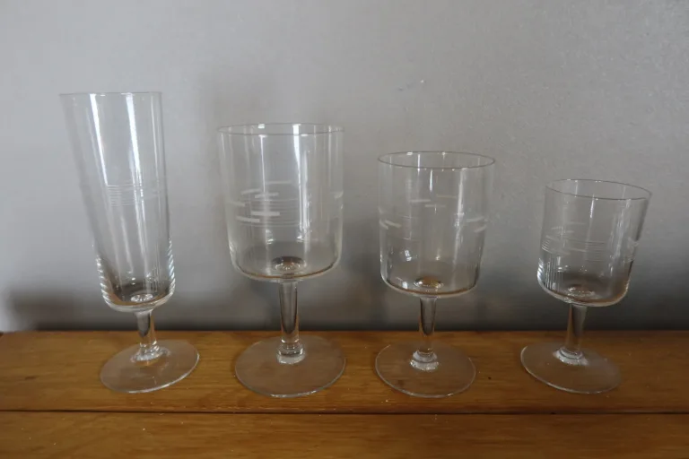 Service de verres style Art Déco