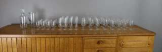 GLASSERVICE IM ART DECO-STIL
