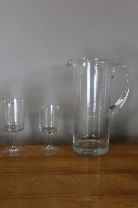Service de verres style Art Déco