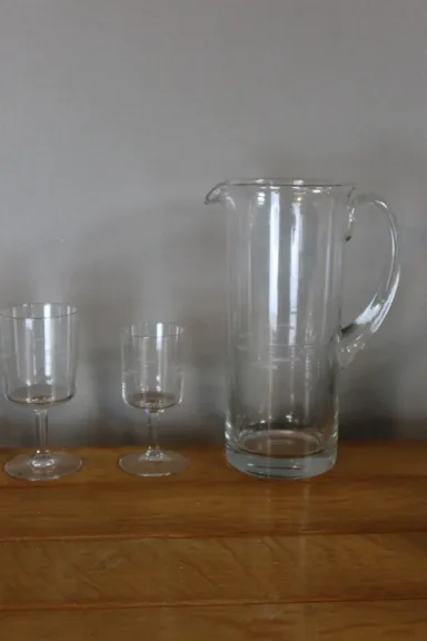 Service de verres style Art Déco