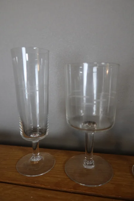 Service de verres style Art Déco