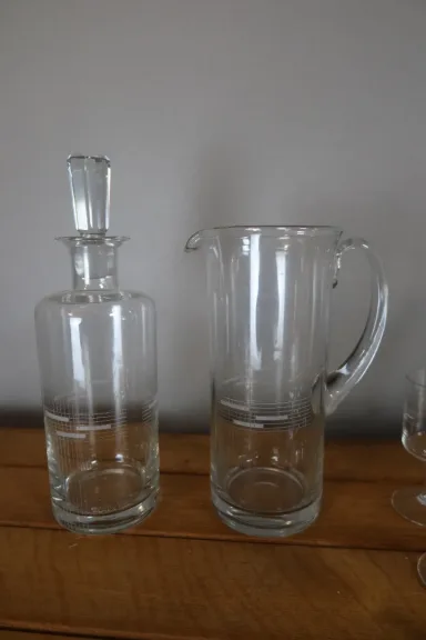 Service de verres style Art Déco