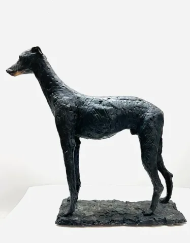PERRO DE BRONCE firmado LANG