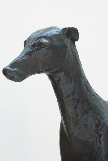 Sculpture en bronze " le chien " signé Patrick Lang