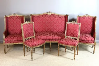 WOONKAMER SUITE IN LOUIS XVI-STIJL