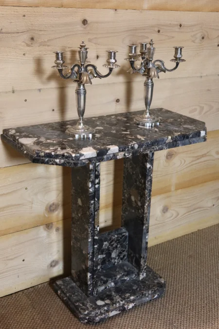 Console Art Déco en marbre