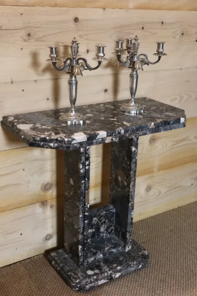 Console Art Déco en marbre