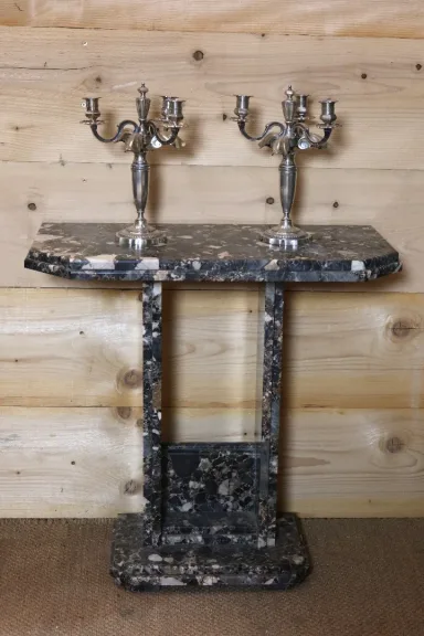 Console Art Déco en marbre