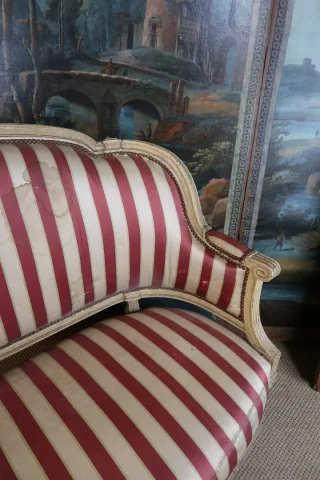 Grand canapé d'époque Louis XVI