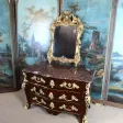 Miroir en bois doré XVIIIème siècle