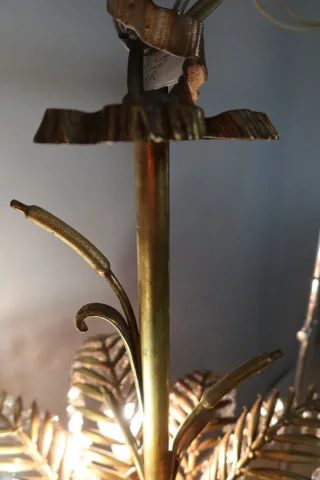 Lustre palmier en bronze d'après Bagués
