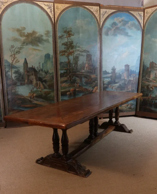 Table de ferme en chêne