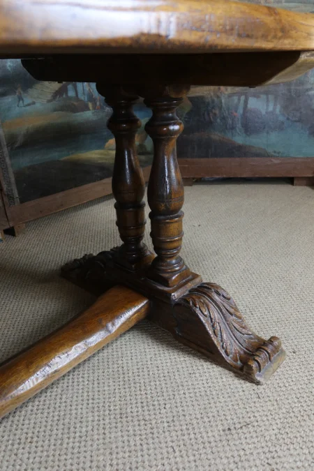 Table de ferme en chêne
