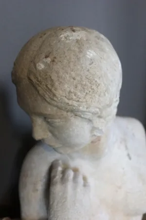 Fontaine de jardin et son bassin fin XIX début XXème siècle