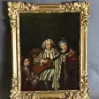 Tableau XVIIIème d'après Watteau