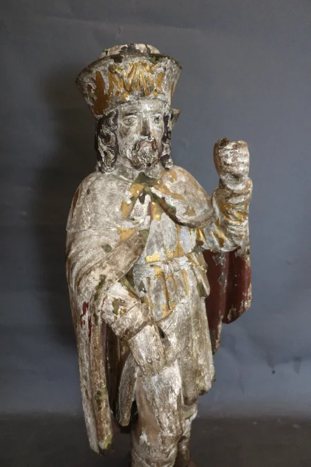 EIGHTEENTH CENTURY SCULPTURE OF ST ROCH