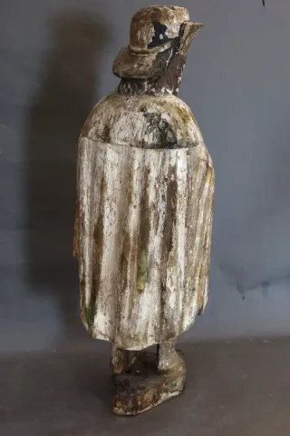 Sculpture représentant Saint Roch XVIIIème
