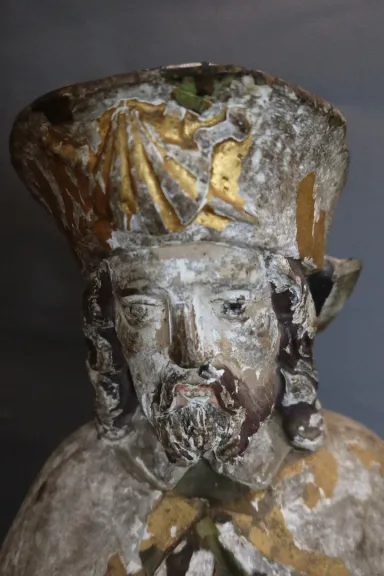 Sculpture représentant Saint Roch XVIIIème