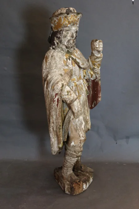 EIGHTEENTH CENTURY SCULPTURE OF ST ROCH