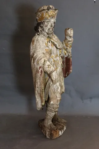 Sculpture représentant Saint Roch XVIIIème