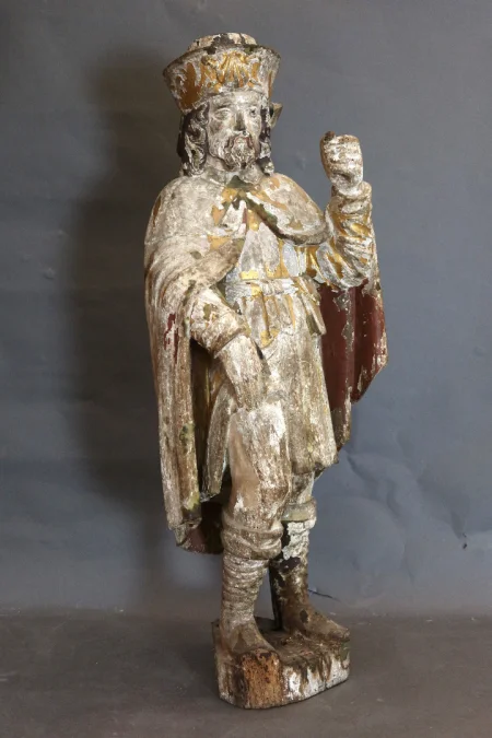 EIGHTEENTH CENTURY SCULPTURE OF ST ROCH