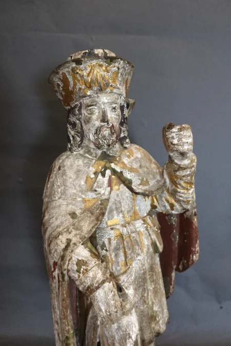 EIGHTEENTH CENTURY SCULPTURE OF ST ROCH