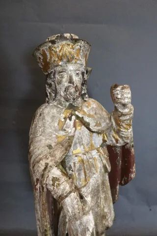 Sculpture représentant Saint Roch XVIIIème