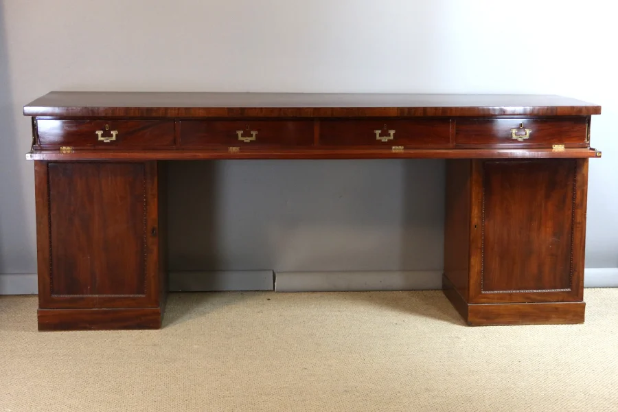 Console desserte en acajou XIXème siècle