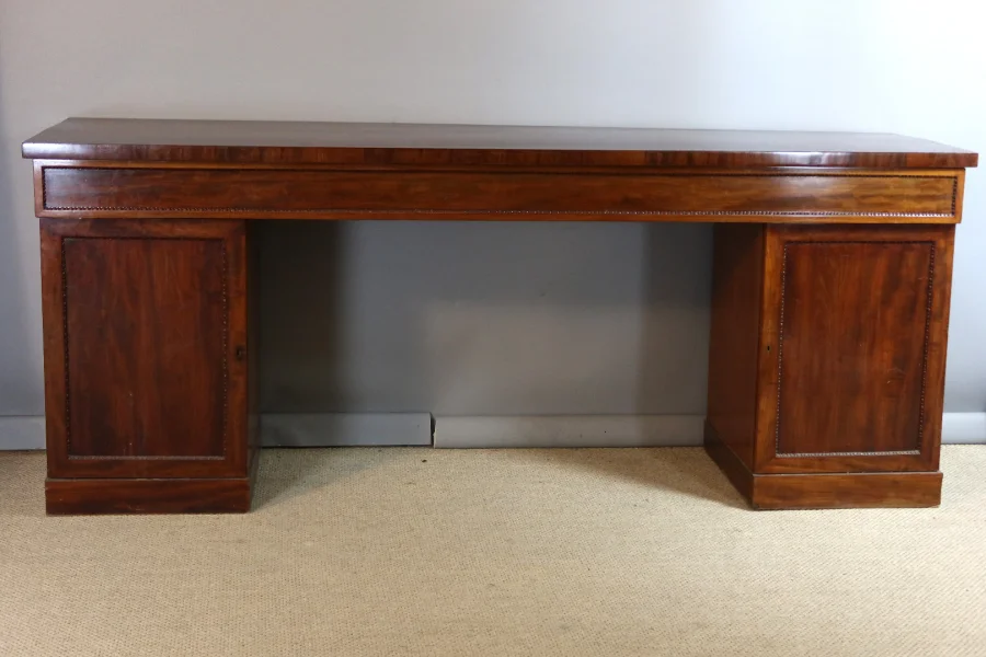 Console desserte en acajou XIXème siècle