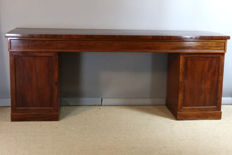 Console desserte en acajou XIXème siècle