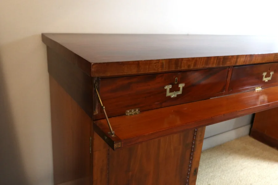 Console desserte en acajou XIXème siècle