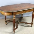 Table de milieu en marqueterie XIXème siècle