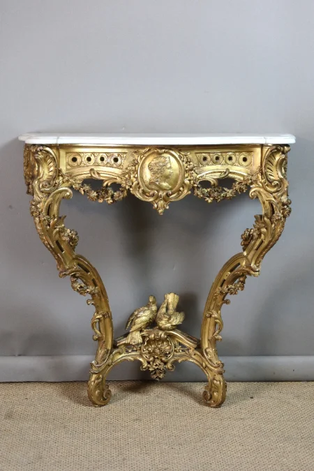 LOUIS XV STYLE CONSOLE TABLE