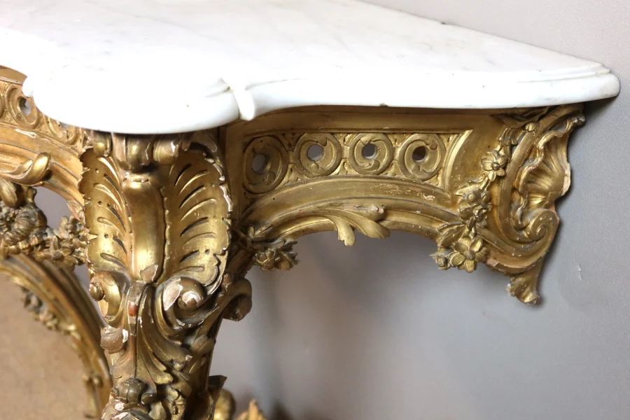 LOUIS XV STYLE CONSOLE TABLE