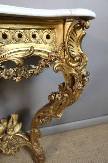 LOUIS XV STYLE CONSOLE TABLE
