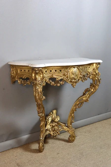 LOUIS XV STYLE CONSOLE TABLE