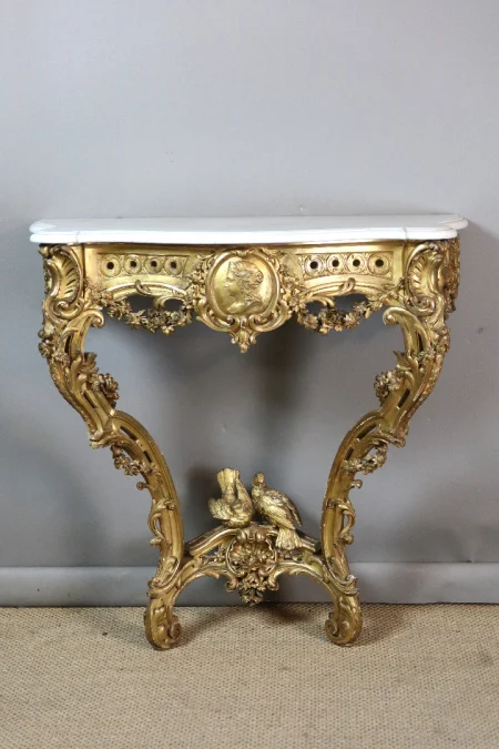 LOUIS XV STYLE CONSOLE TABLE